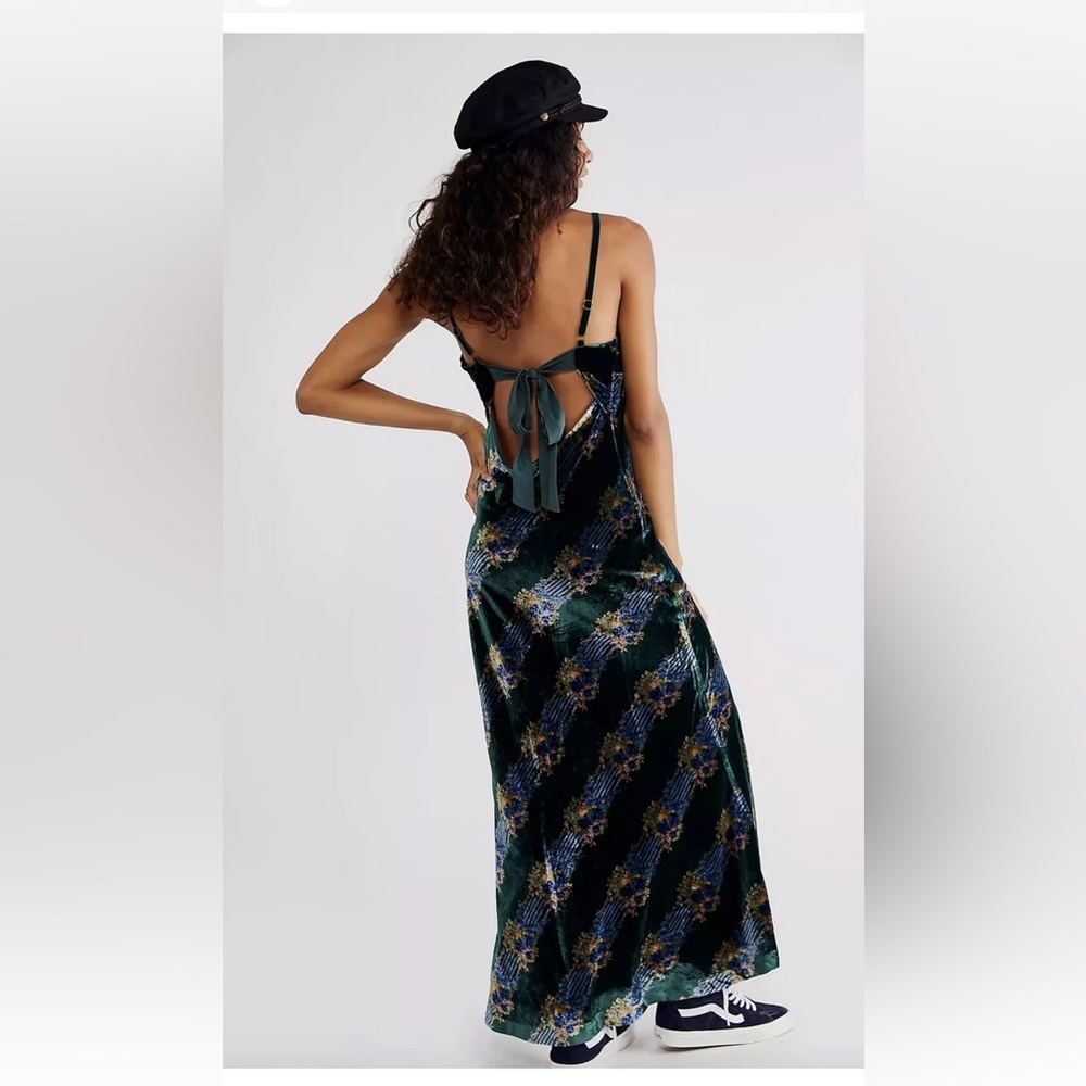 Free People Velvet dress size small - Picture 8 of 11
